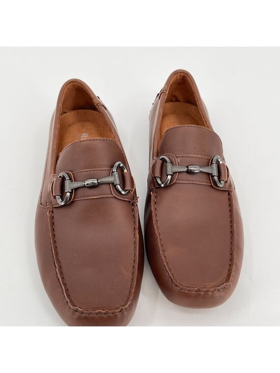Kenneth Cole Reaction Lyon Bit Driver Size 8 M Espresso Slip-On Loafer Shoe main image 7